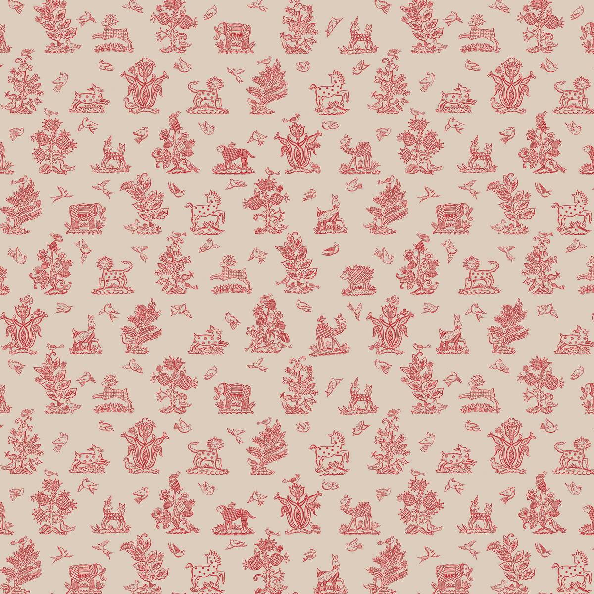 Beasties Valentine Fabric by Blendworth