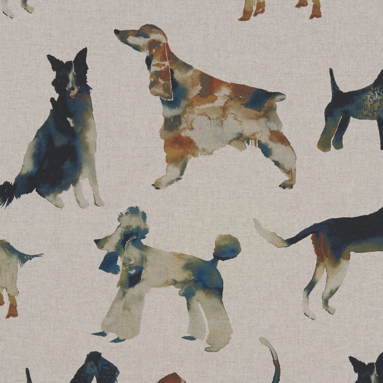 Walkies Linen Fabric by Studio G