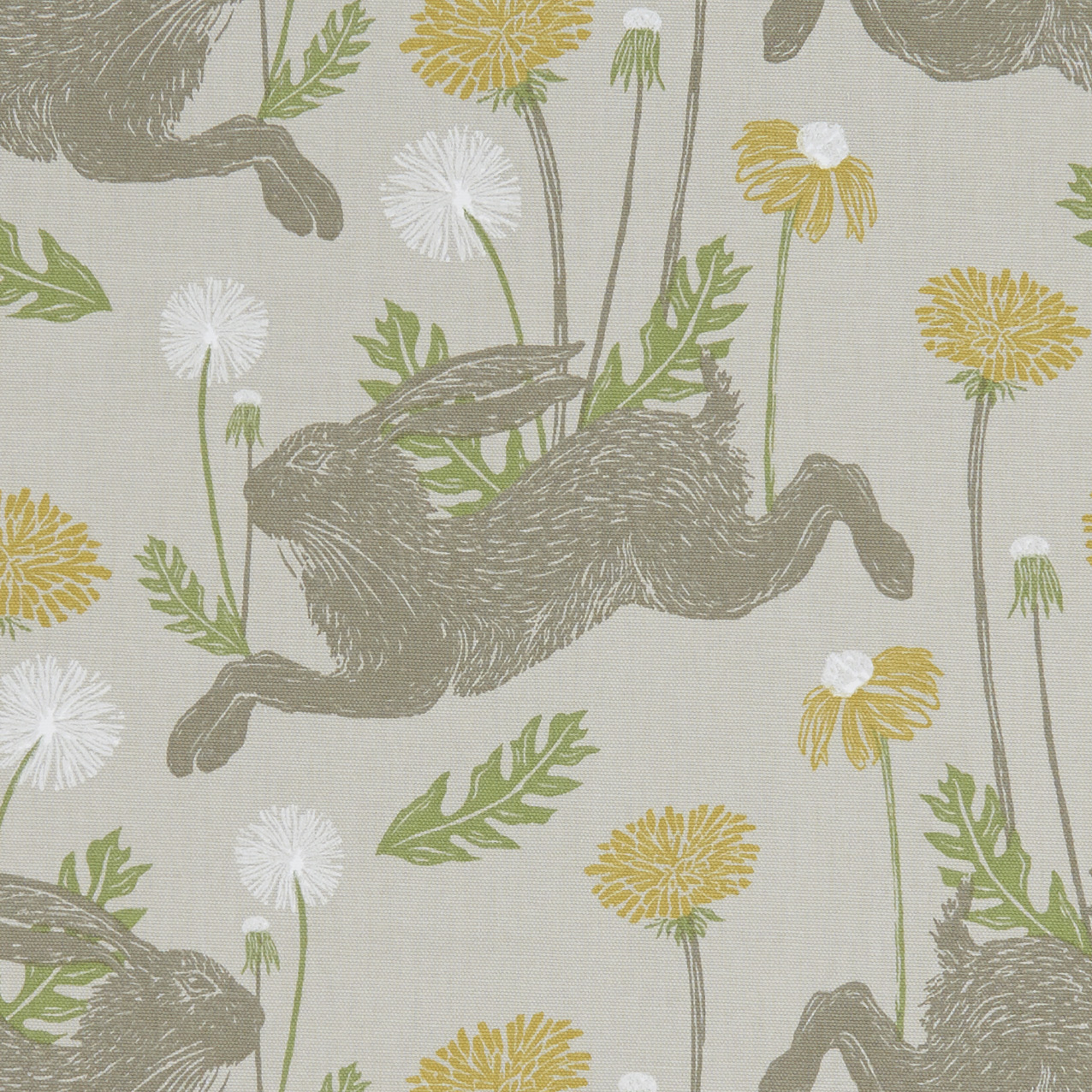 March Hare Linen Fabric by Studio G