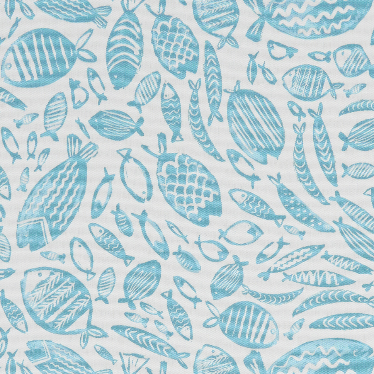 Trawler Aqua Fabric by Studio G