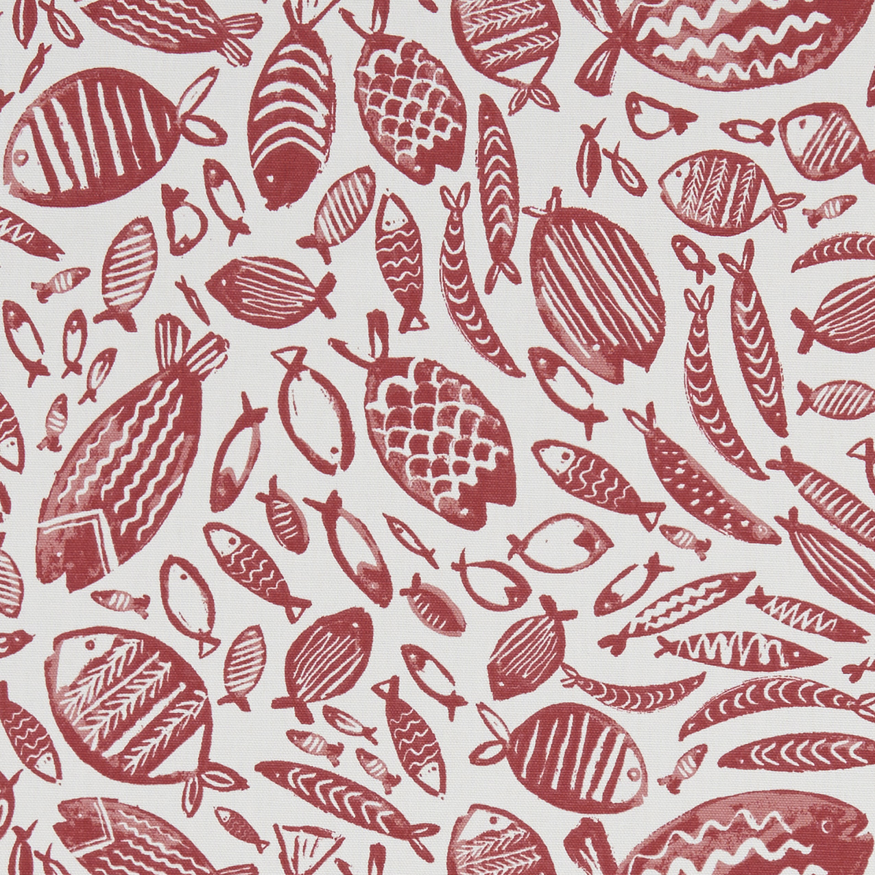 Trawler Red Fabric by Studio G