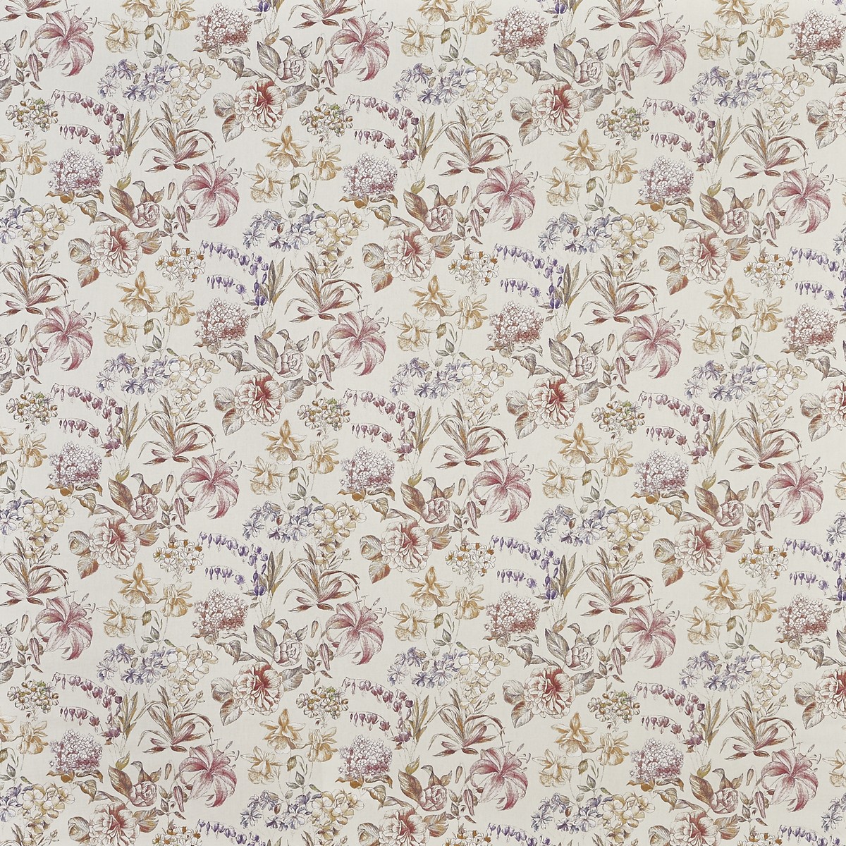 Bluebell Wood Rosemist Fabric by Prestigious Textiles