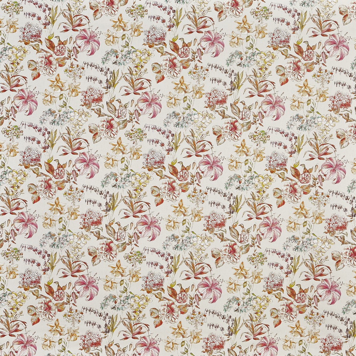 Bluebell Wood Auburn Fabric by Prestigious Textiles