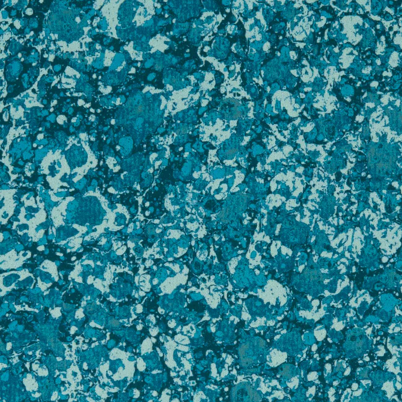 Basanite Peacock Fabric by Clarke & Clarke