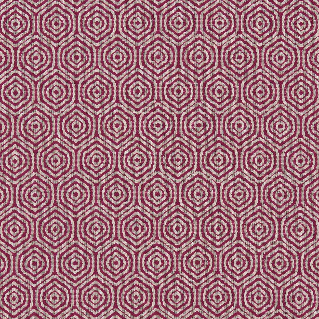 Lunar Raspberry Fabric by Clarke & Clarke