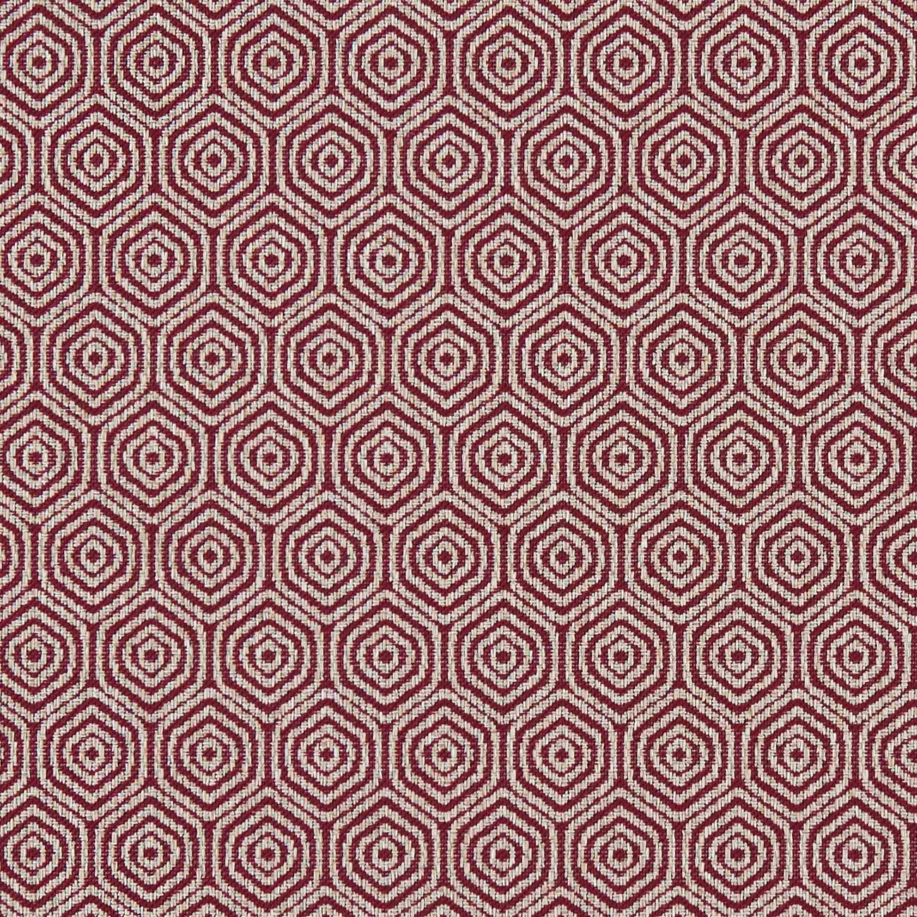 Lunar Ruby Fabric by Clarke & Clarke