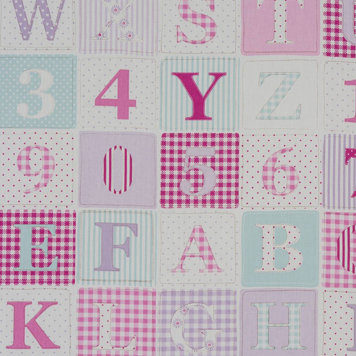 ABC Pink Fabric by Fryetts