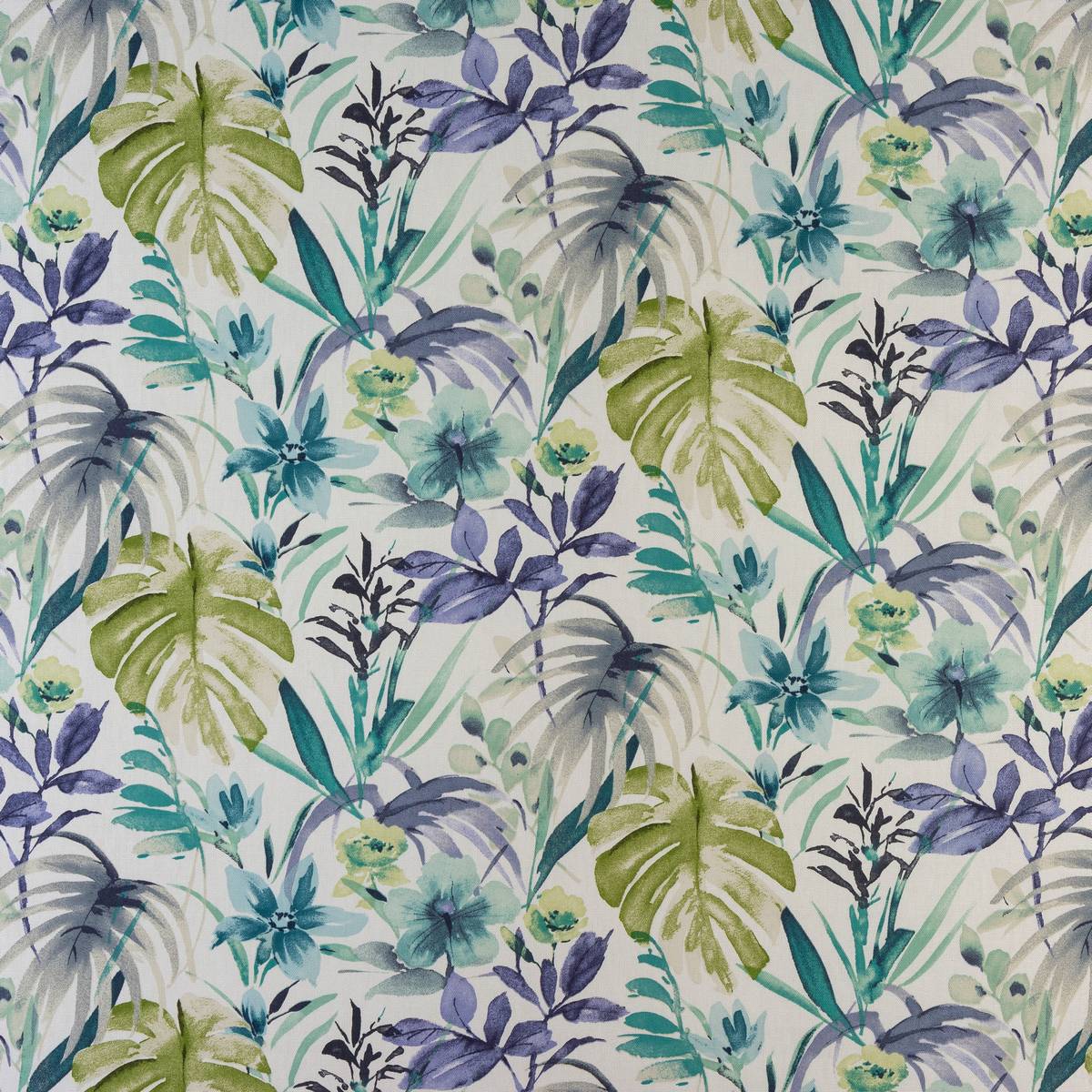 Funchal Indigo Fabric by Fryetts