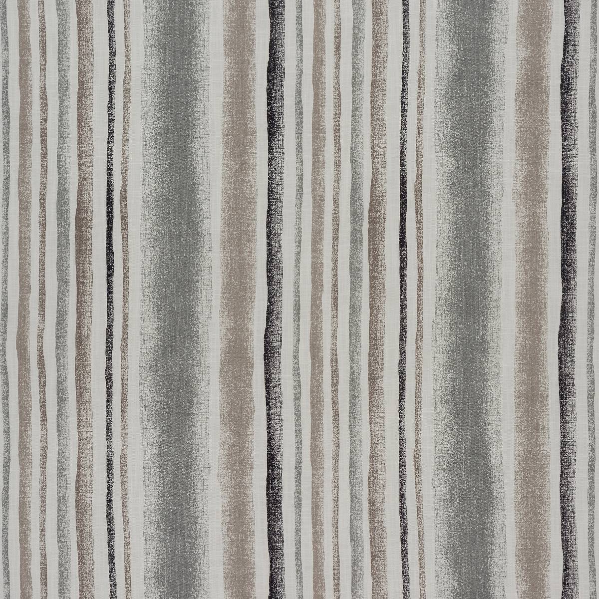 Garda Stripe Grey Fabric by Fryetts