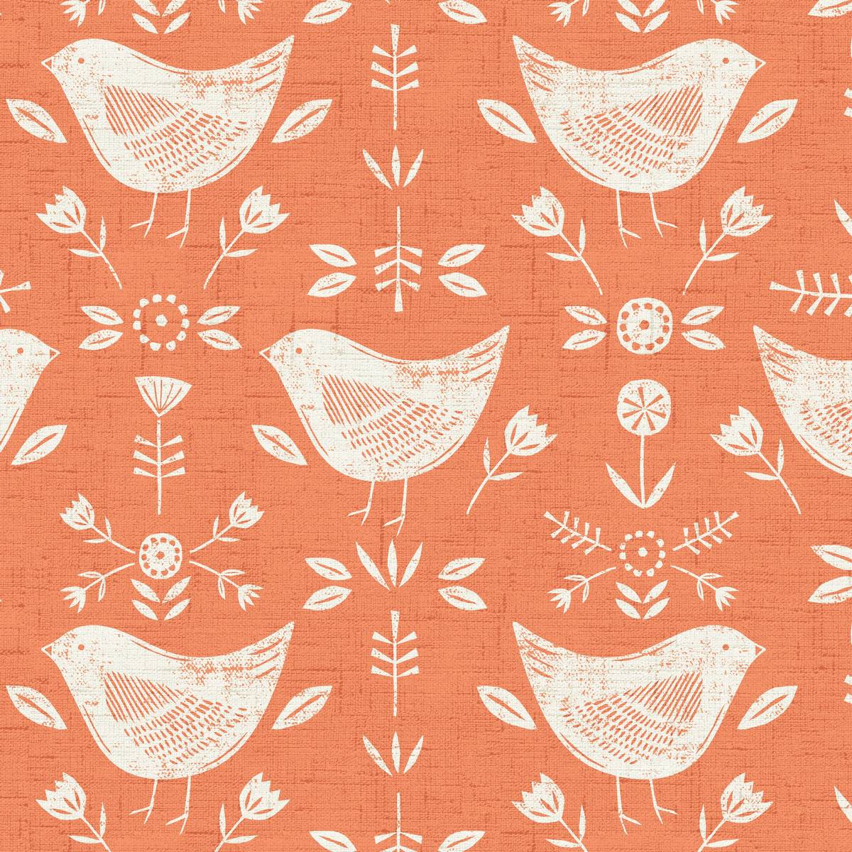 Narvik Burnt Orange Fabric by Fryetts