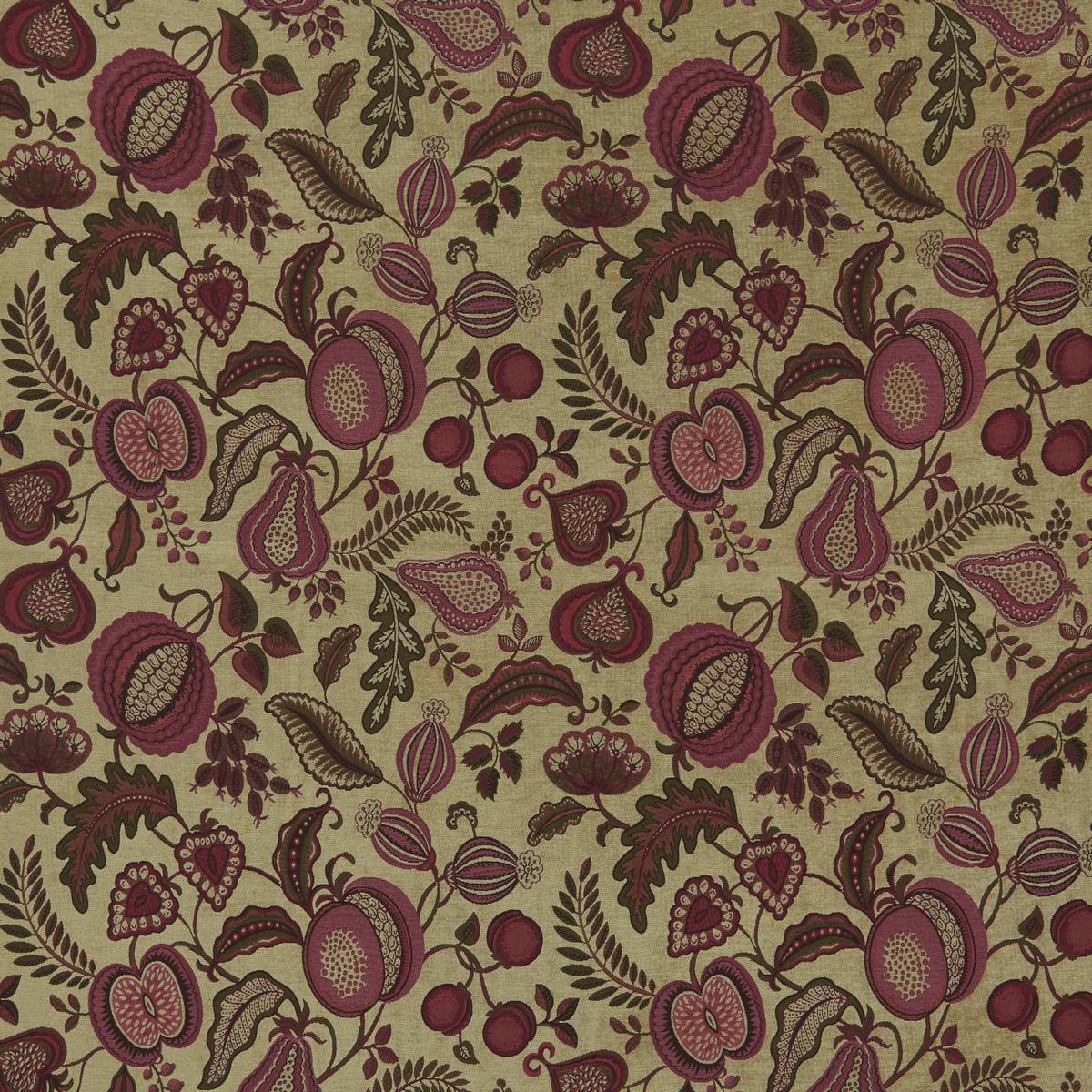 Summer Fruits Thistle Fabric by iLiv