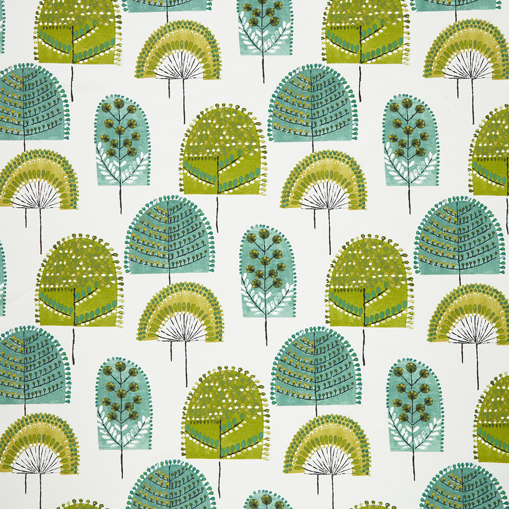 Scandi Wood Kiwi Fabric by iLiv