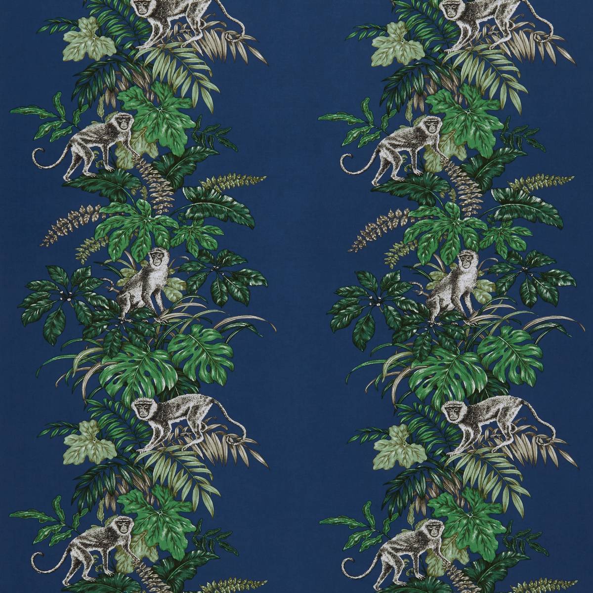 Monkeying Around Marine Fabric by iLiv