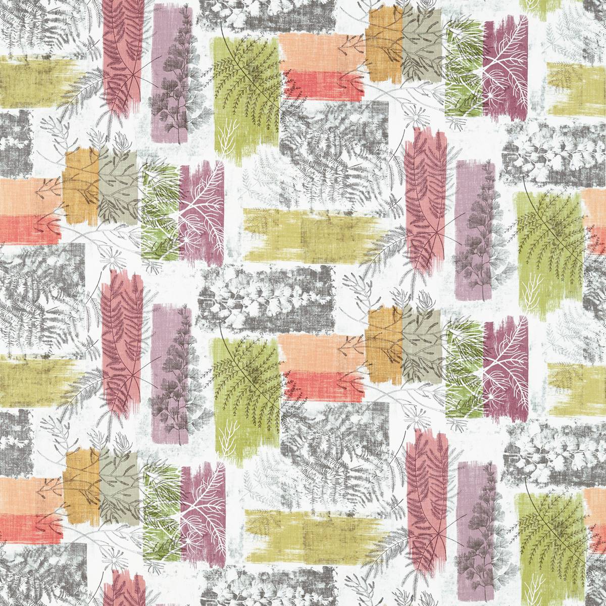 Caldesia Mandarin/Fig Fabric by Harlequin