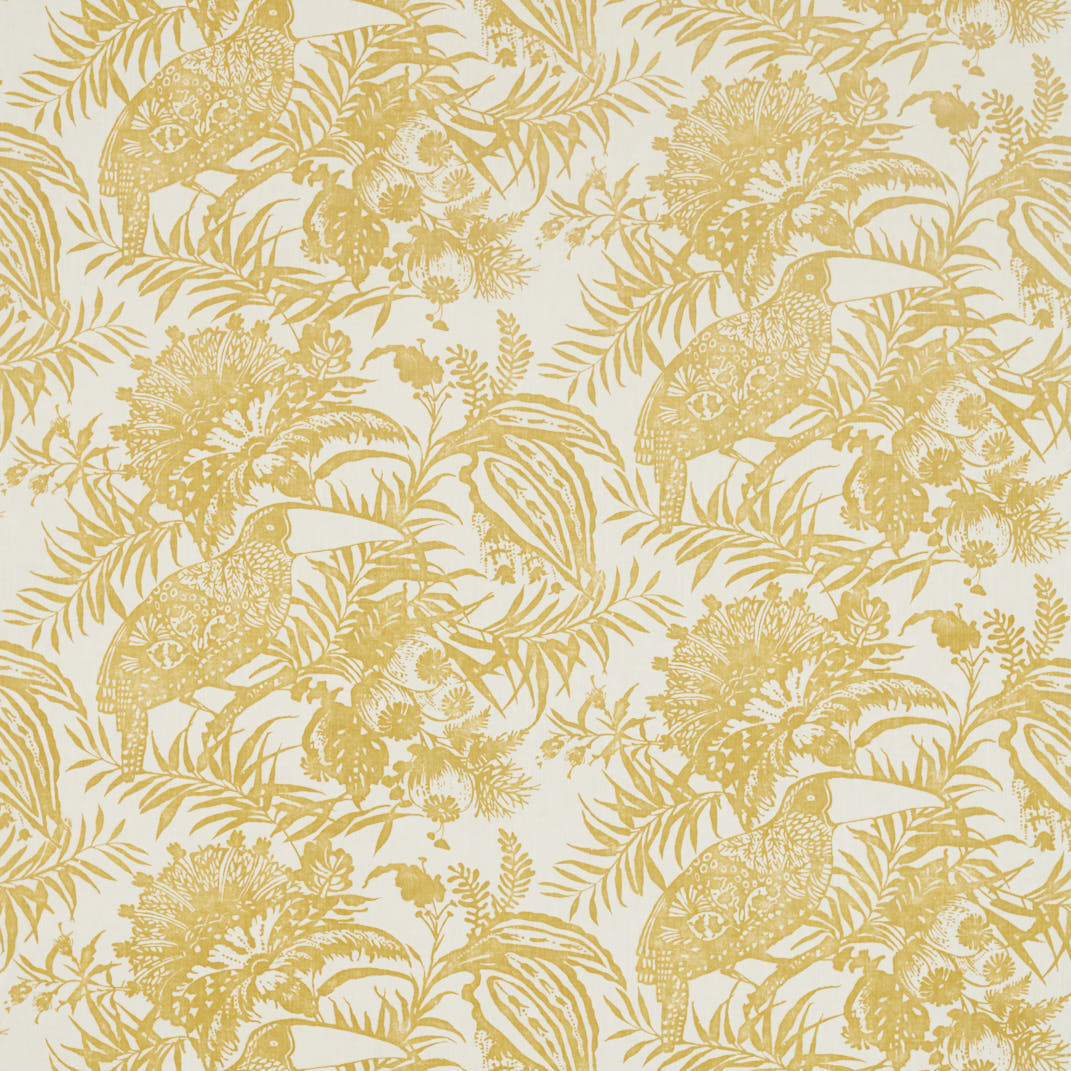 Toco Ochre Fabric by Harlequin