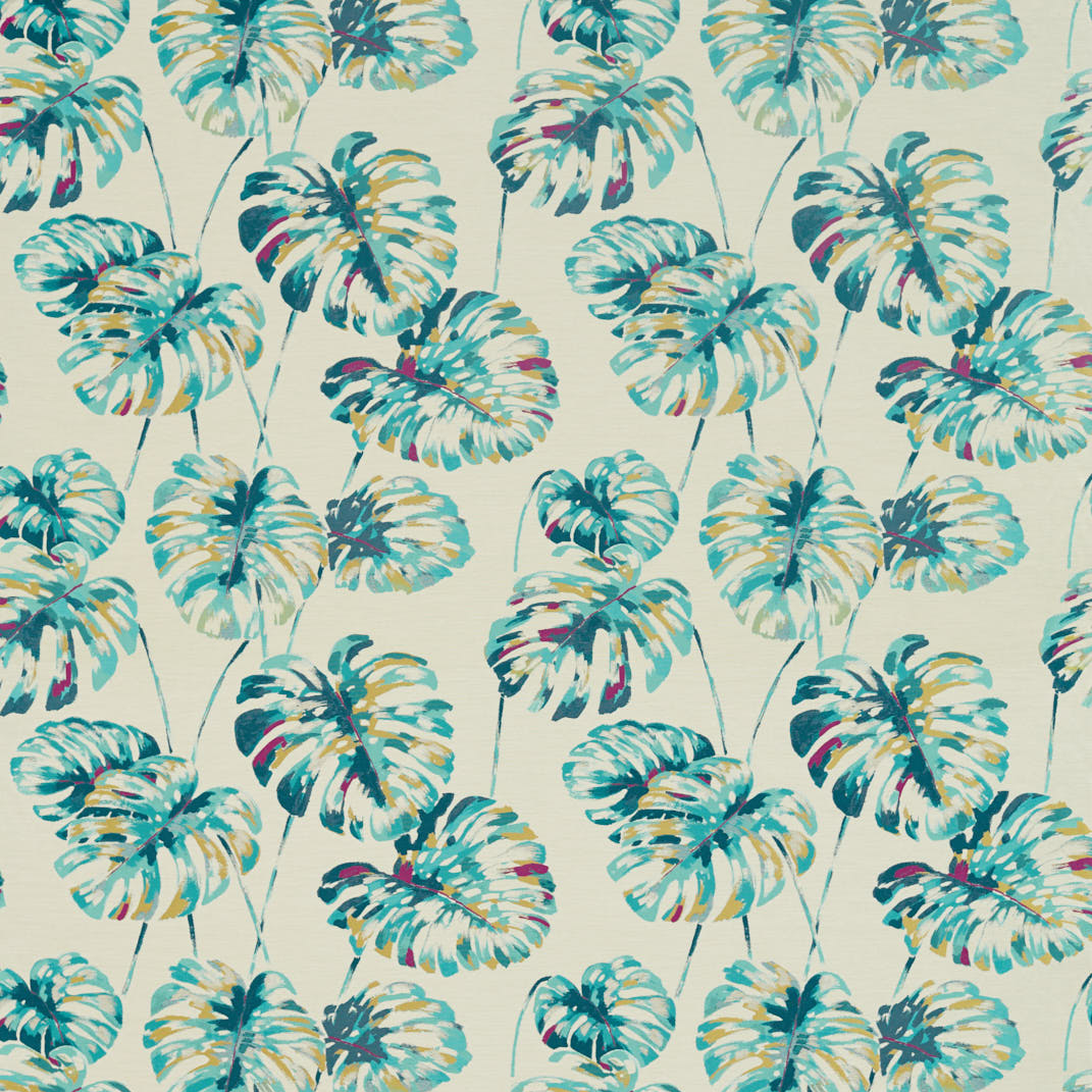 Kelapa Lagoon/Cerise Fabric by Harlequin