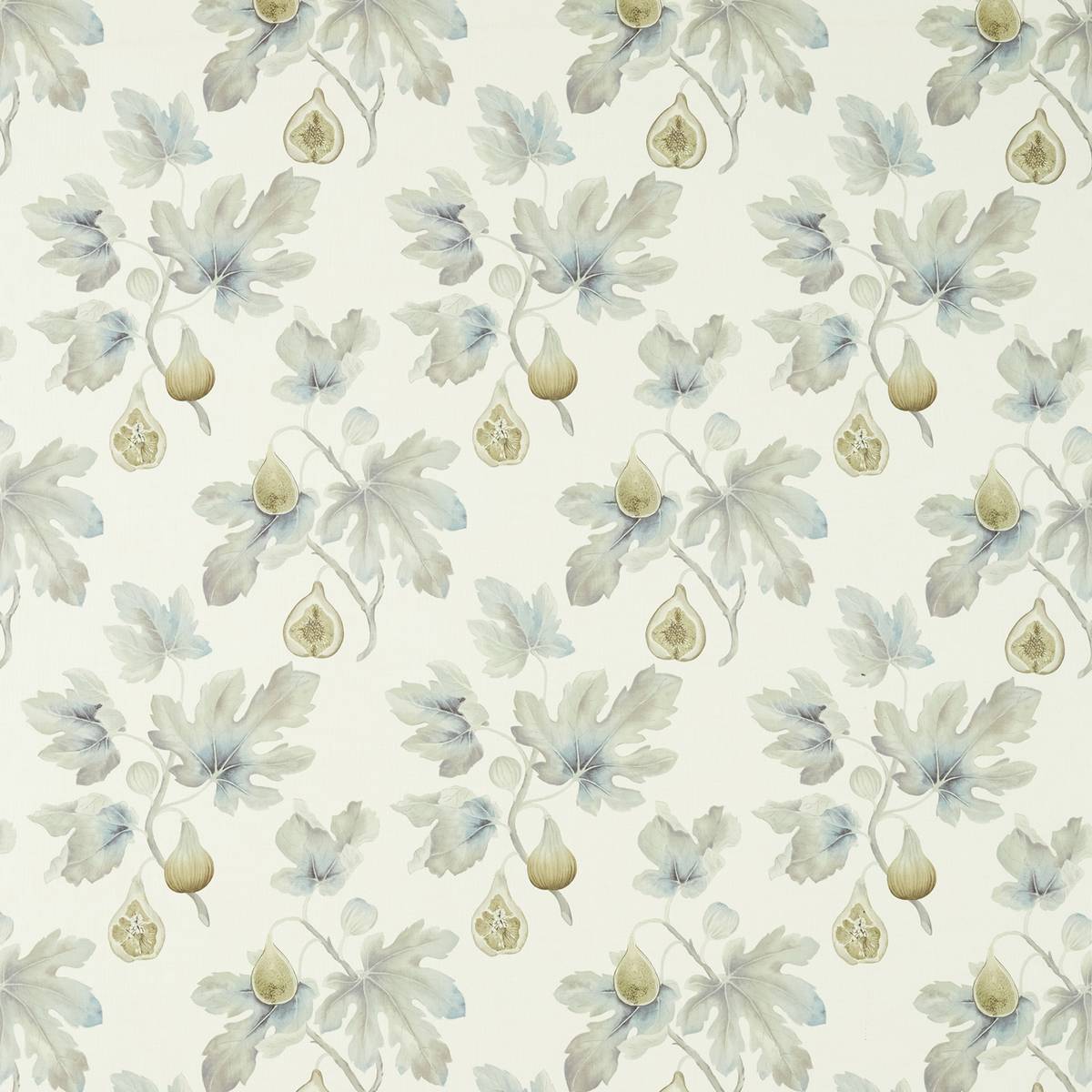 Fig Harvest Wedgwood/Chalk Fabric by Sanderson