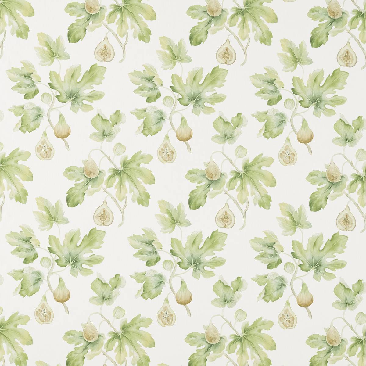 Fig Harvest Garden Green Fabric by Sanderson