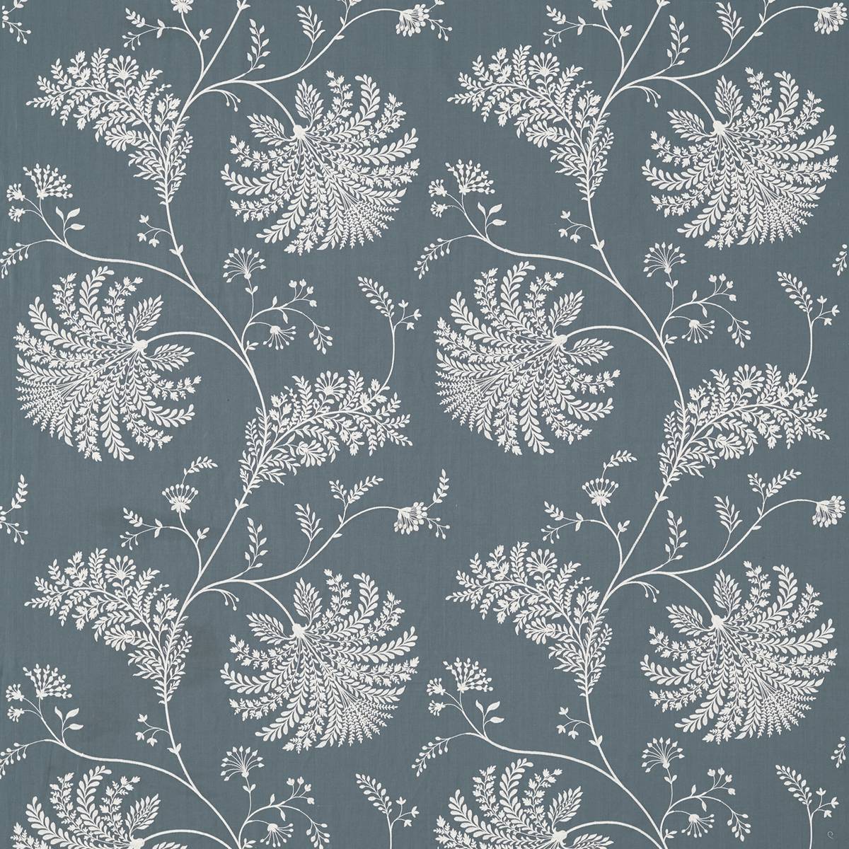 Mapperton Indigo Fabric by Sanderson