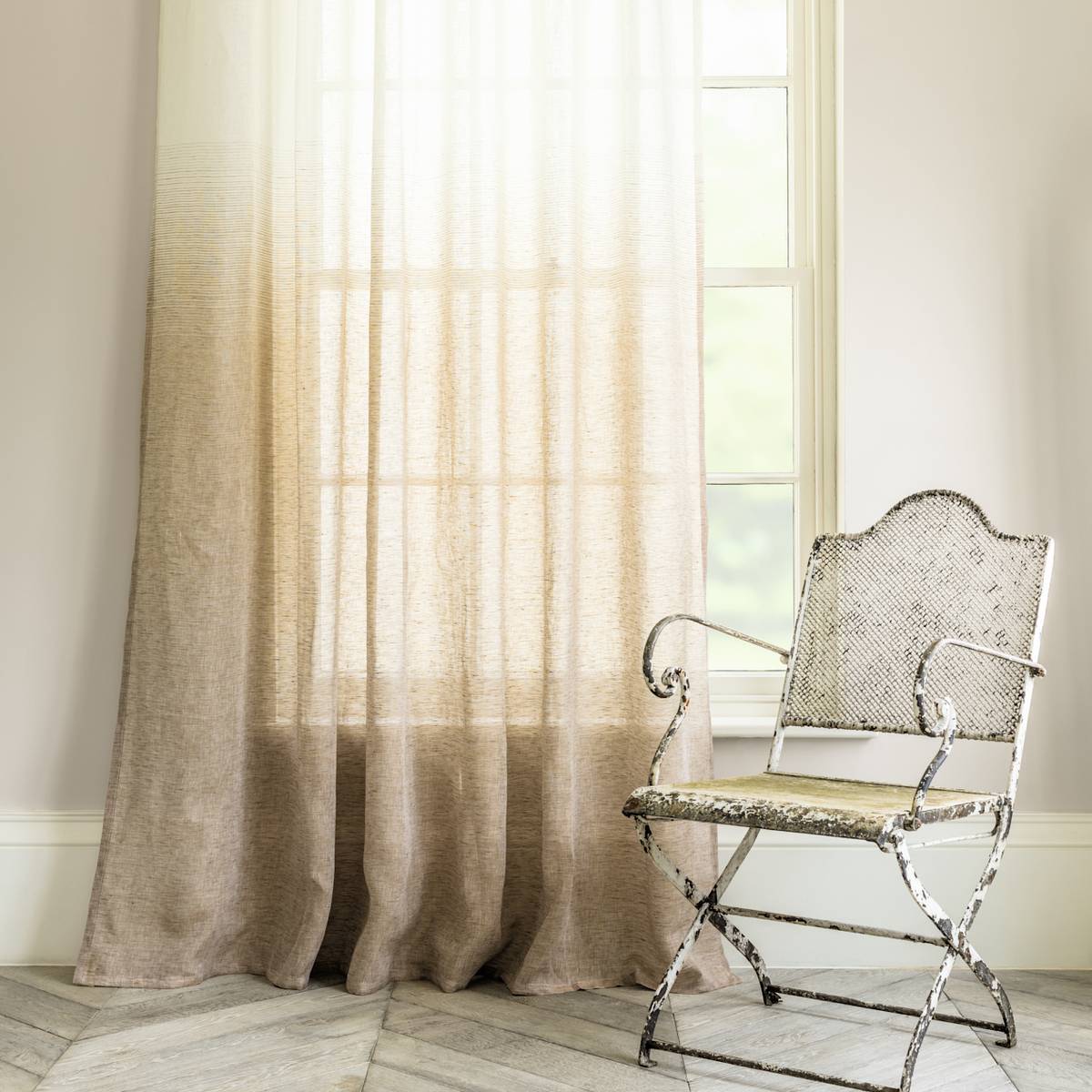 Harper Wheat Fabric by Sanderson