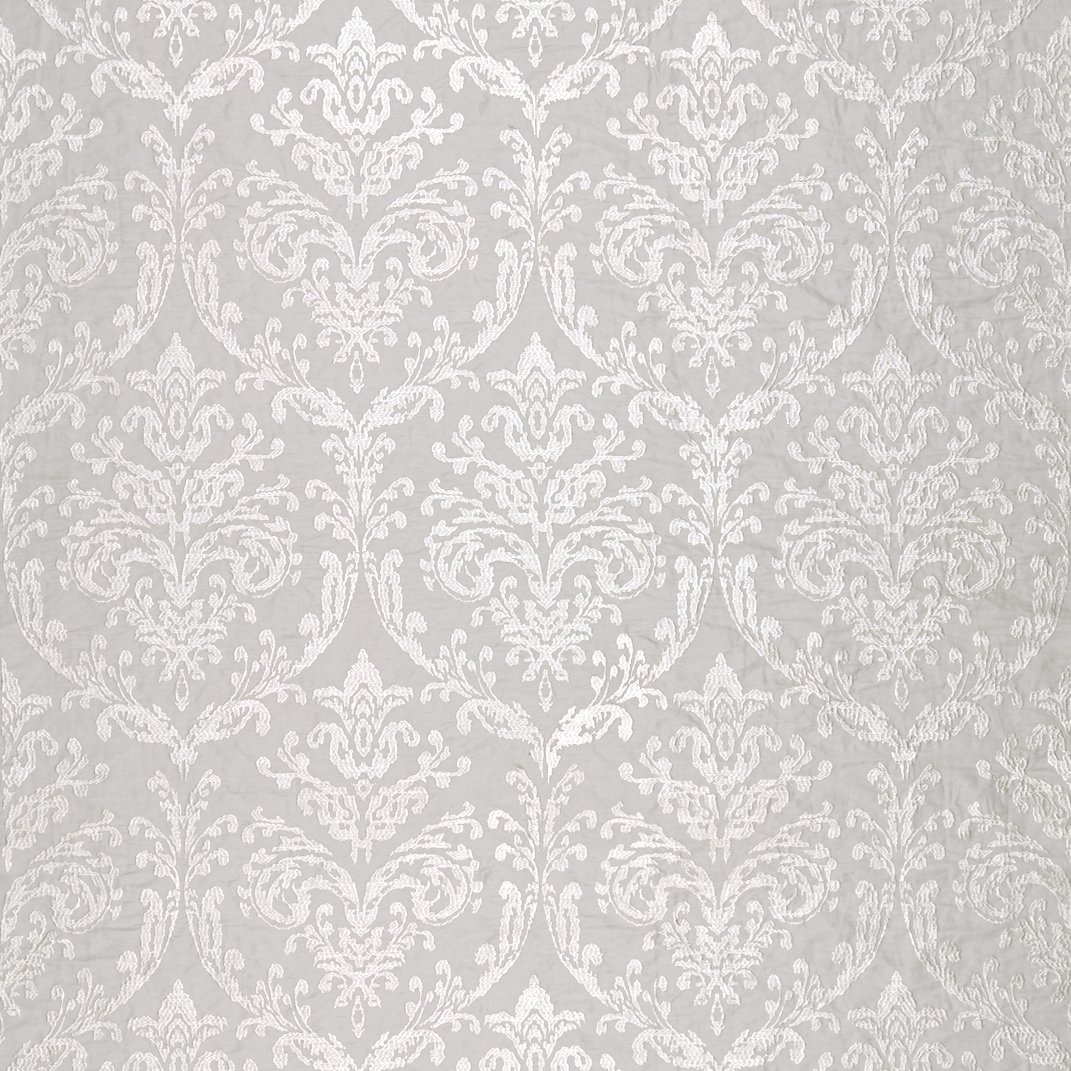 Riverside Damask Dove Fabric by Sanderson