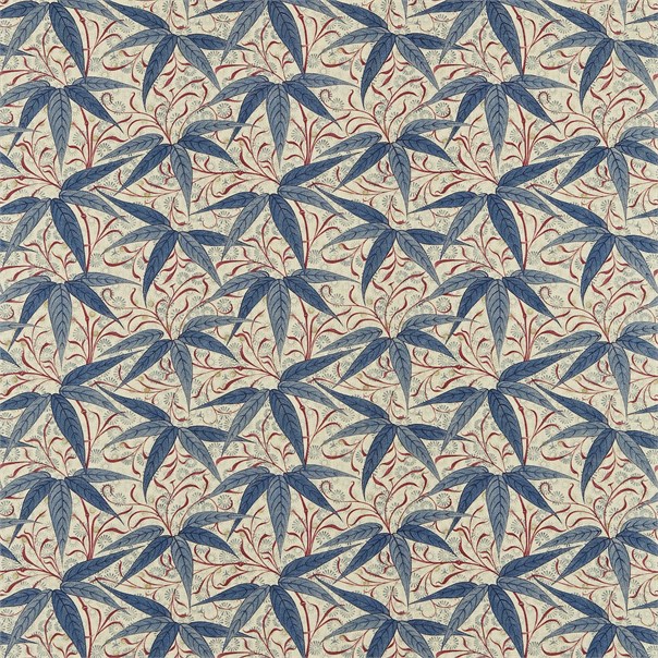 Bamboo Indigo/Woad Fabric by William Morris & Co.