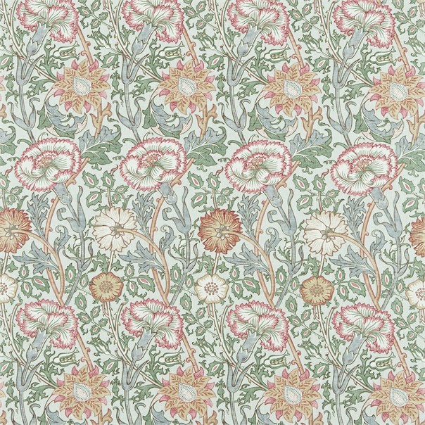 Pink & Rose Eggshell/Rose Fabric by William Morris & Co.