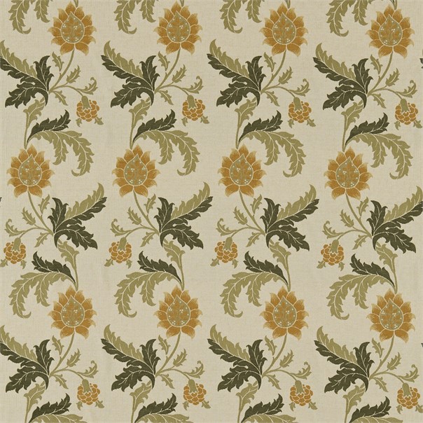 Evenlode Trail Thyme/Lichen Fabric by William Morris & Co.