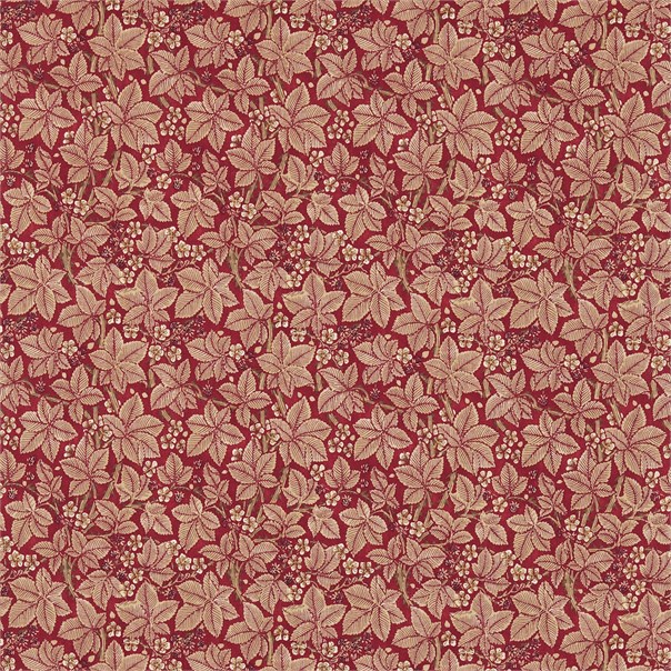 Bramble Wine/Thyme Fabric by William Morris & Co.