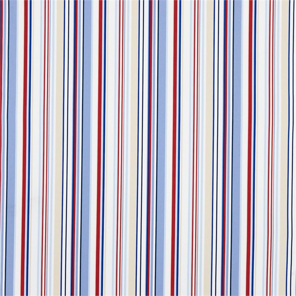 Rush Strawberry Cornflower and Neutrals Fabric by Harlequin