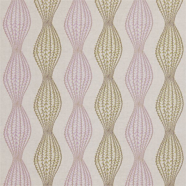 Betula Light Olive Soft Lilac and Neutral Fabric by Harlequin