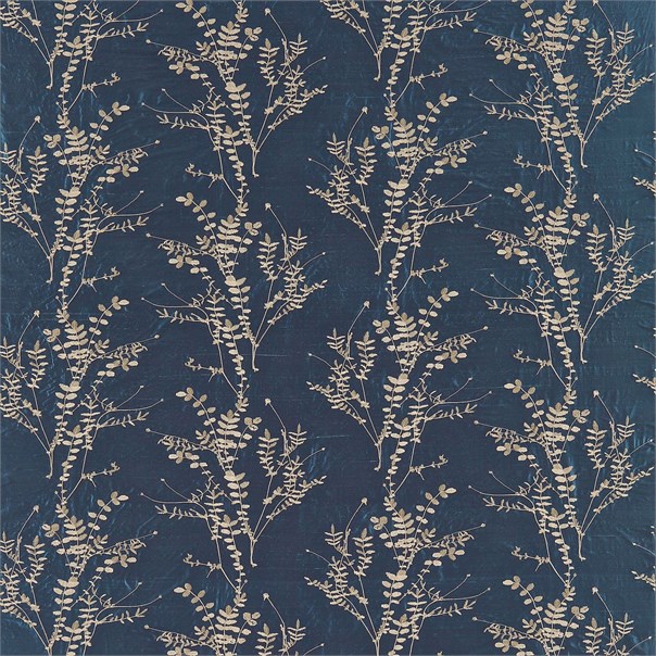 Salvia Midnight/Honeycomb Fabric by Harlequin