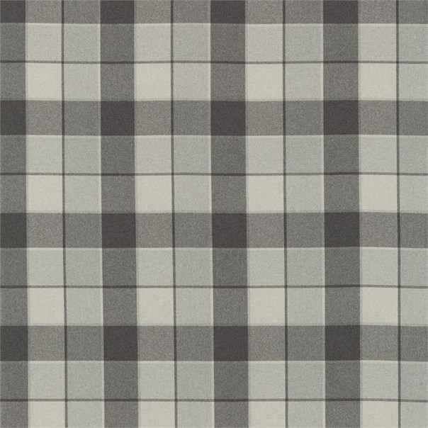 Remi Check Grey Fabric by Harlequin