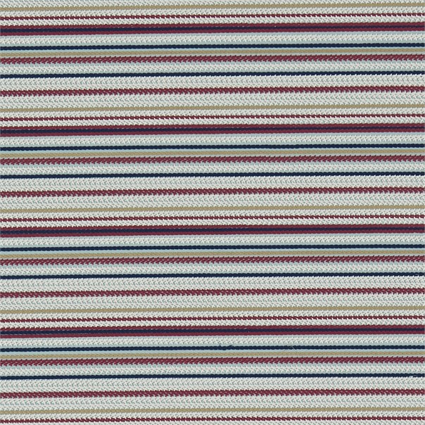 Crochet Stripe Russet/Ochre/Topaz Fabric by Harlequin