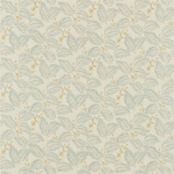 Box Hill Eau De Nil/Linen Fabric by Sanderson