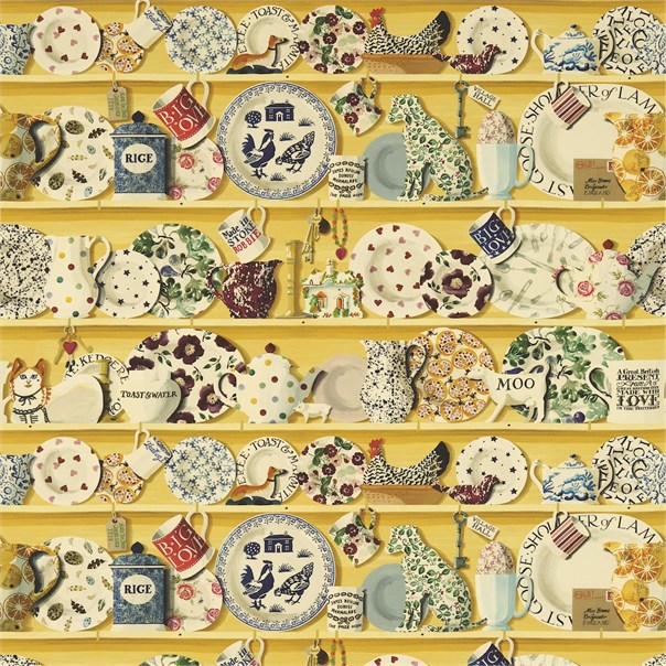 The Dresser Lion Yellow/Multi Fabric by Sanderson