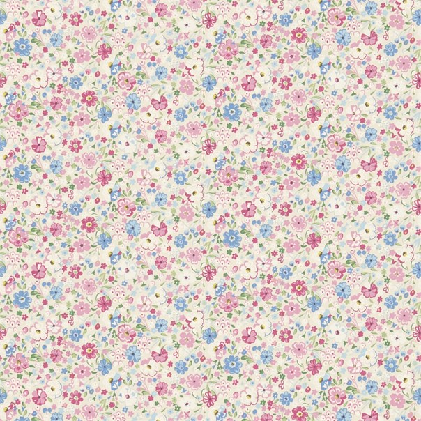 Posy Floral Chintz Fabric by Sanderson