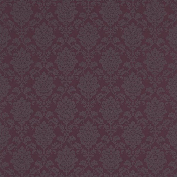 Thisbe Aubergine Fabric by Sanderson