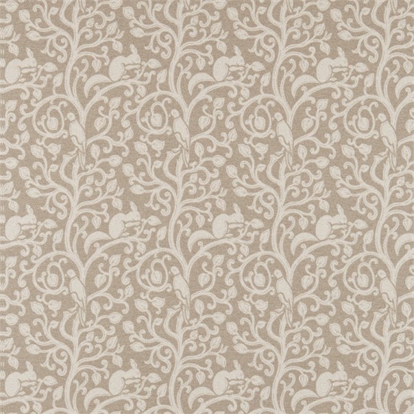 Squirrel & Dove Wool Linen Fabric by Sanderson