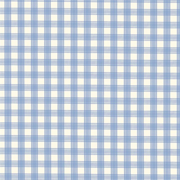 Appledore Powder Blue/Ivory Fabric by Sanderson