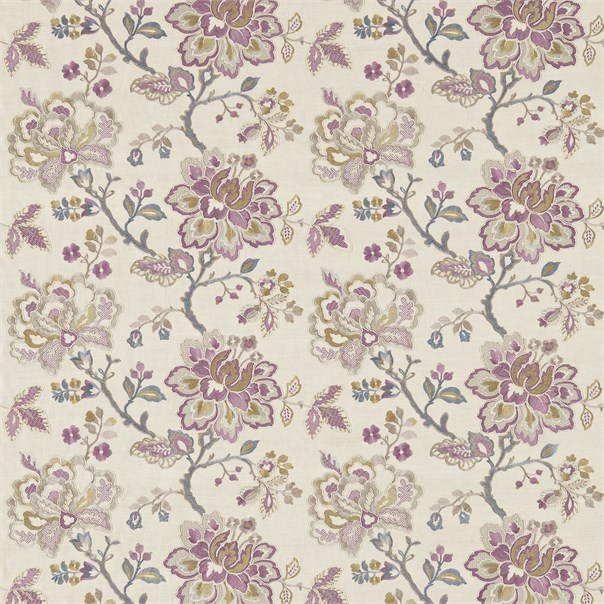 Angelique Amethyst/Mink Fabric by Sanderson