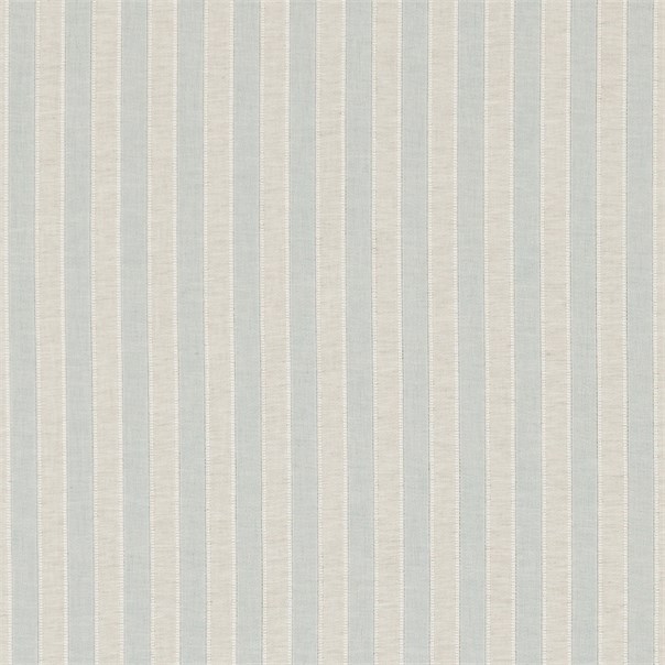 Sorilla Stripe Eggshell Linen Fabric by Sanderson