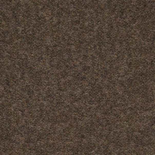 Byron Wool Plain Dark Cocoa Fabric by Sanderson