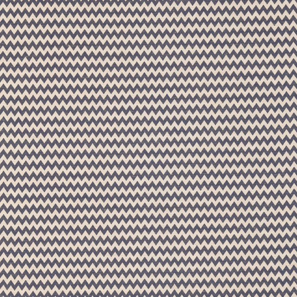 Zagora Indigo/Ecru Fabric by Sanderson