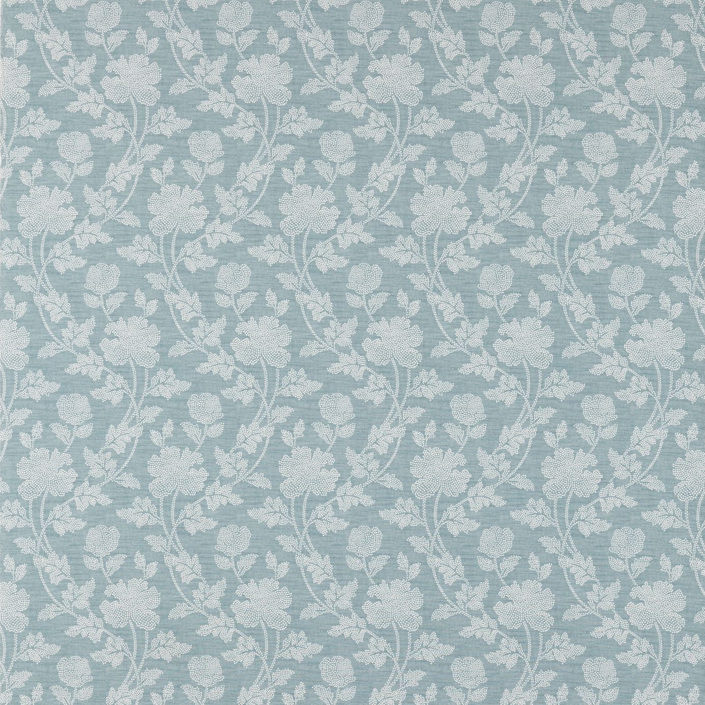 Assam Trail Aqua Fabric by Sanderson