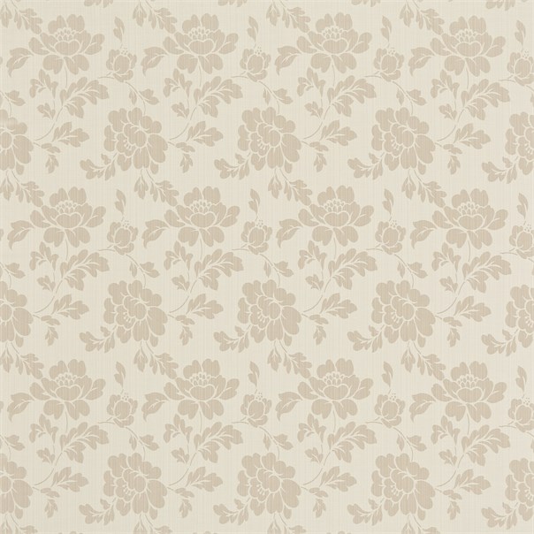 Albury Damask Cream Fabric by Sanderson