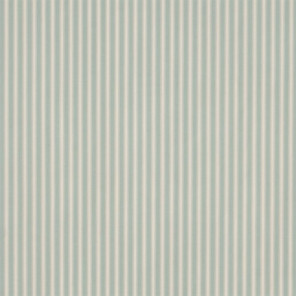 New Tiger Stripe Eau De Nil/Ivory Fabric by Sanderson