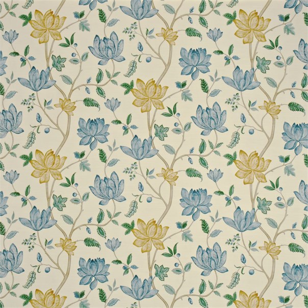 Pondicherry Blue Fabric by Sanderson