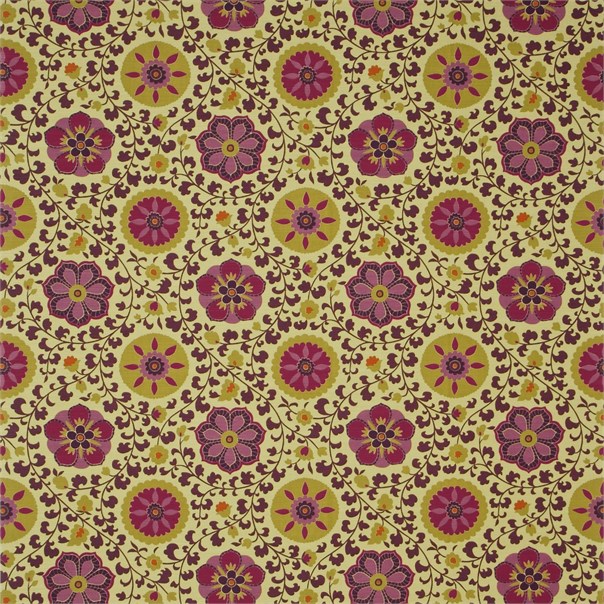 Zahra Aubergine Fabric by Sanderson