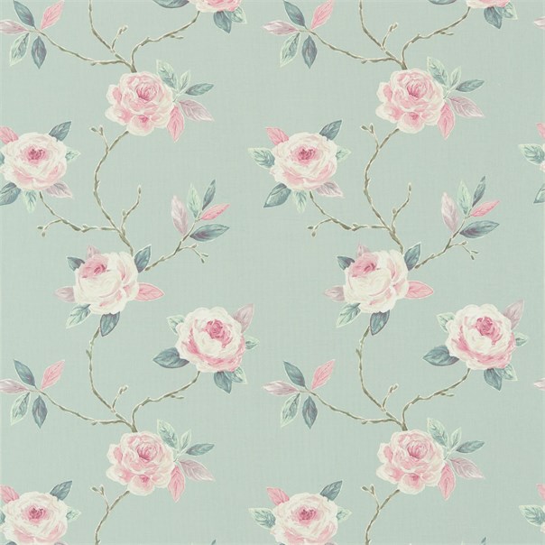 Ottoline Fuchsia/Aqua Fabric by Sanderson